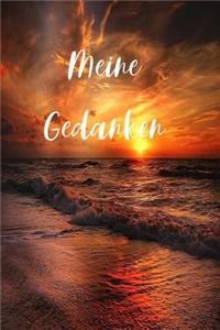 Meine Gedanken: Meine Gefühle und Gedanken über mein Leben mit Krebs: Tagebuch / Einschreibbuch 120 linierte Seiten / DIN A5