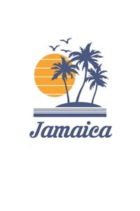 Jamaica: Country Notebook Lined Wide Ruled Paper Stylish Diary Vacation Travel Planner 6x9 Inches 120 Pages