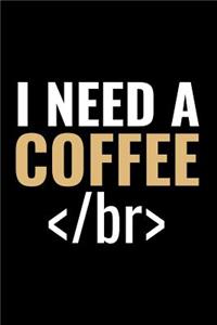 A Need a Coffee