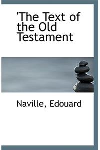 'The Text of the Old Testament