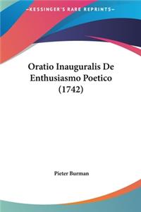 Oratio Inauguralis de Enthusiasmo Poetico (1742)