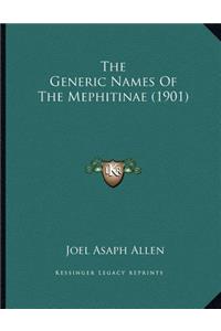 The Generic Names Of The Mephitinae (1901)
