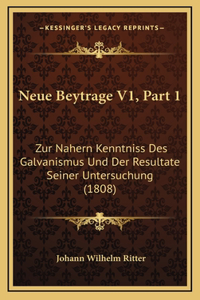 Neue Beytrage V1, Part 1