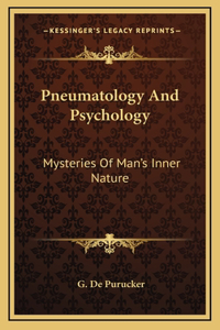 Pneumatology And Psychology