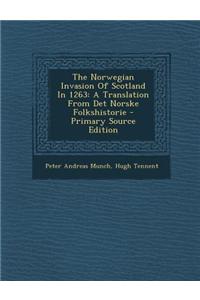 The Norwegian Invasion of Scotland in 1263
