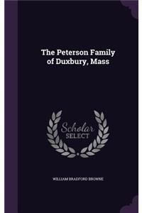Peterson Family of Duxbury, Mass