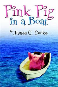 Pink Pig in a Boat