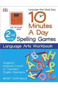 10 Minutes a Day: Spelling Games, Second Grade