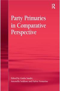 Party Primaries in Comparative Perspective
