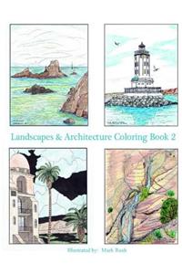 Landscapes & Architecture Coloring Book 2