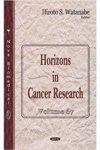 Horizons in Cancer Research