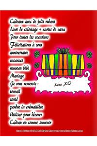 Cadeaux avec de jolis rubans Livre de coloriage + cartes de voeux Pour toutes les occasions Félicitations à vous anniversaire vacances nouveau bébé Mariage Je vous remercie travail santé pendre la crémaillère Utiliser pour décorer Cadeau ou comme s