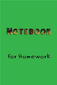 Notebook For Homework