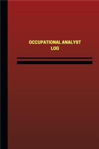Occupational Analyst Log (Logbook, Journal - 124 pages, 6 x 9 inches)