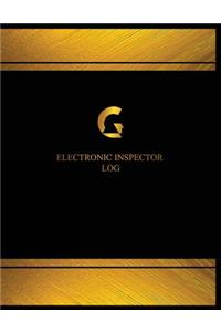 Electronic Inspector Log (Log Book, Journal - 125 pgs, 8.5 X 11 inches)