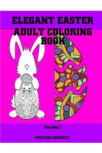 Elegant Easter Adult Coloring Book