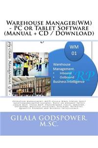Warehouse Manager(WM) - PC or Tablet Software (Manual + CD / Download)