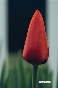 Floral Journal - Closed Tulip