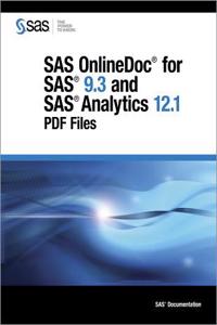 SAS Onlinedoc for SAS 9.3 and SAS Analytics 12.1: PDF Files