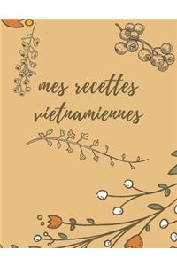 Carnet de recettes vietnamiennes