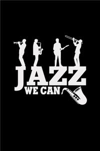 Jazz we can: 6x9 Jazz - dotgrid - dot grid paper - notebook - notes