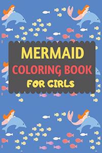 Mermaid Coloring Book For Girls