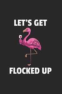 Flamingo Wein Notizbuch