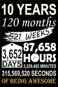 10 Years Of Being Awesome