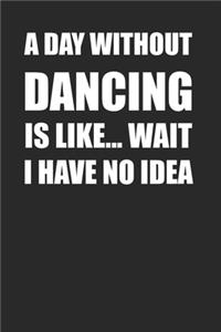 Notebook for Dancers 120 Pages Lined Blank Journal for Dance Lovers