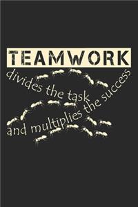 Teamwork - Divides The Task And Multiplies The Success