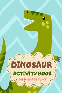 Dinosaur Activity Book for Kids Ages 4-8