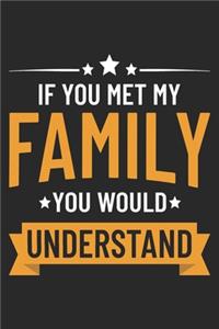 If You Met My Family You Would Understand