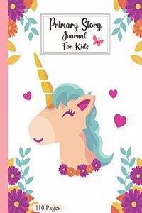 Primary Story Journal For Kids-Unicorn