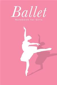 Ballet Notebook For Girls