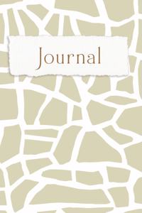 Modern Terrazzo 6 x 9 inch Journal, 200 pages, wide ruled