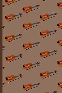 Violin Pattern Notebook