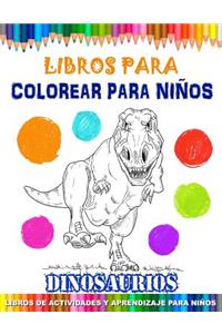 Libros Para Colorear Para Niños - Dinosaurios