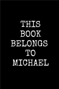 This Book Belongs to Michael