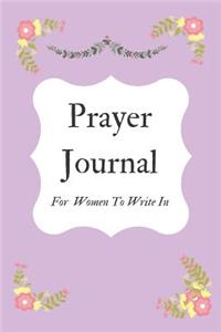 Prayer Journal for Women to Write in