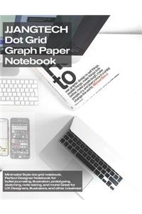 Jjangtech Dot Grid Graph Paper Notebook