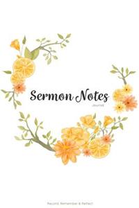 Sermon Notes Journal