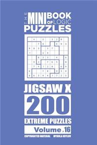 Mini Book of Logic Puzzles - Jigsaw X 200 Extreme (Volume 16)