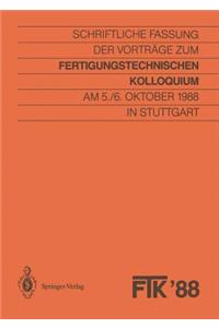 FTK ’88, Fertigungstechnisches Kolloquium