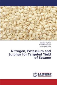 Nitrogen, Potassium and Sulphur for Targeted Yield of Sesame