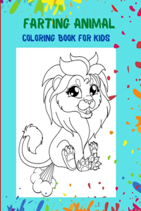 Farting Animals Coloring Book for Kids