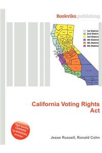 California Voting Rights ACT