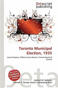 Toronto Municipal Election, 1935