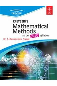 Kreyszig'S Mathematical Methods As Per Jntu Syllabus: Engineering