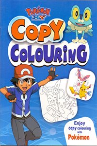 Pokemon Copy Colouring Blue