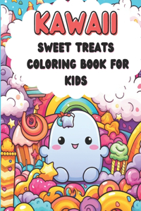Kawaii Sweet Treats Coloring Book For Kids